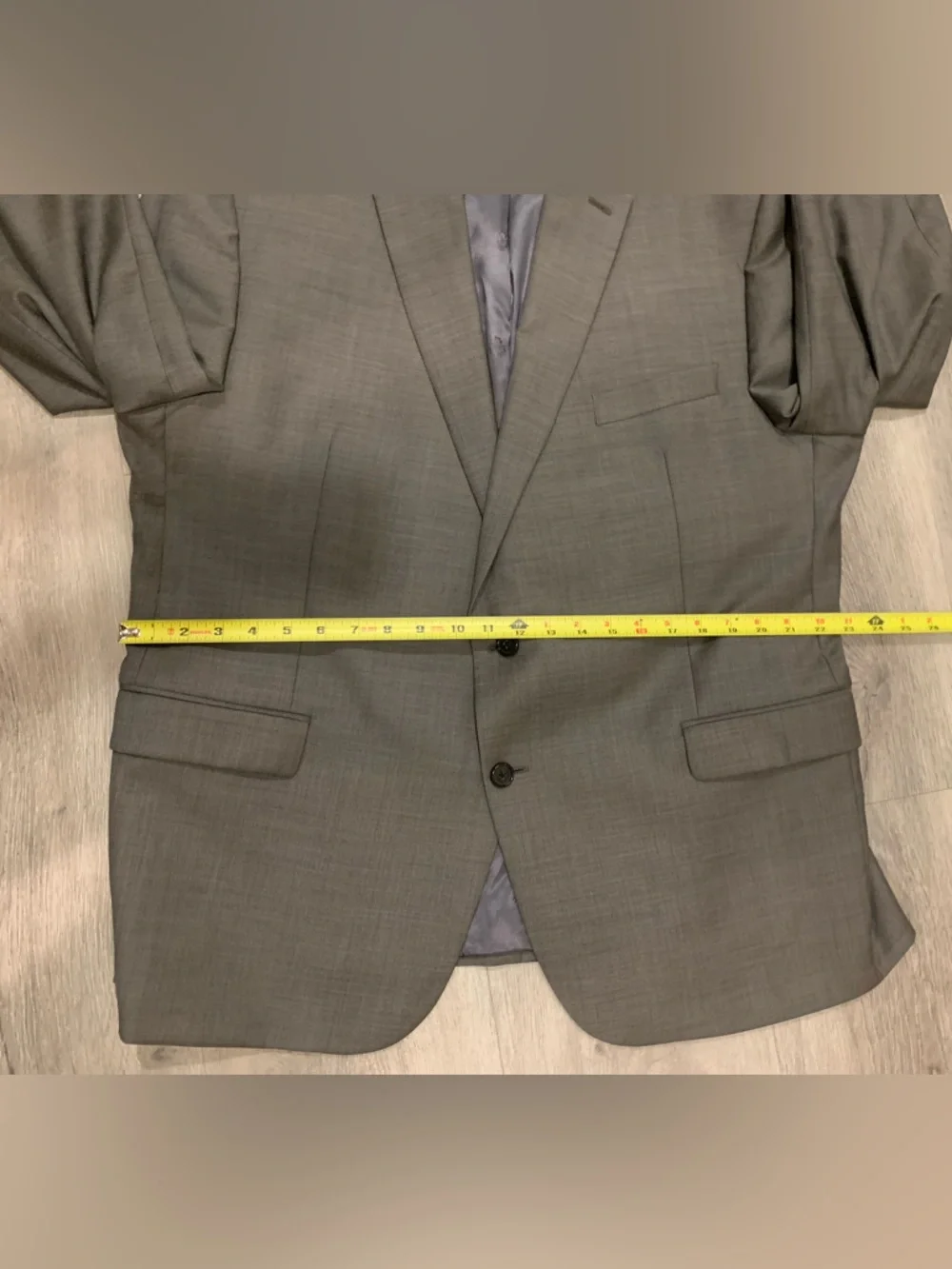 Ralph Lauren Men's Blazer Wool Blend Olive Green Two-Button Sport Coat Sz 46R